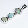 Sterling Silver - X3 Solid Queensland Boulder Opals
