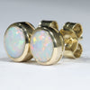 10k Gold - Slid Coober Pedy Dark Opal