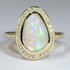 Crystal Opal Gold Ring - Australian Opal Shop - 186 Brisbane Rd - Gold Coast