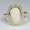 Crystal Opal Ring - Australian Opal Shop - 186 Brisbane Rd - Gold Coast - Qld