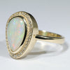10k Gold - Solid Coober Pedy Crystal Opal