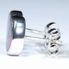 Australian Boulder Opal Silver Earrings (8.5mm x 6mm) Code - V110