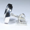 Australian Boulder Opal Silver Earrings (11mm x 8mm) Code - V96