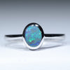 White Gold Opal Ring - Australian Opal Shop - 186 Brisbane Rd - Gold Coast - Qld