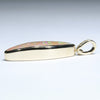 Natural Solid Australian Pipe Opal Gold Pendant (26mm x 9.5mm) Code - Z142