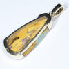 Natural Solid Australian Pipe Opal Gold Pendant (26mm x 12mm) Code - Z160