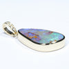 Natural Solid Australian Pipe Opal Gold Pendant (21.5mm x 12mm) Code - Z138