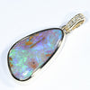 Natural Solid Australian Pipe Opal Gold Pendant (21.5mm x 12mm) Code - Z138