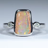 Silver Opal Ring - Australian Opal Shop - 186 Brisbane Rd - Gold Coast - Qld