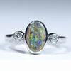 Silver Opal Ring - Australian Opal Shop - 186 Brisbane Rd - Gold Coast - Qld