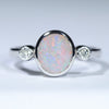 Silver Opal Ring - Australian Opal Shop - 186 Brisbane Rd - Gold Coast - Qld