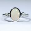 Silver Opal Ring - Australian Opal Shop - 186 Brisbane Rd - Gold Coast - Qld
