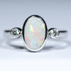 Silver Opal Ring - Australian Opal Shop - 186 Brisbane Rd - Gold Coast - Qld