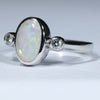 Silver Opal Ring - Opal Birthstone for October - Australian Opal Shop - Gold Coast