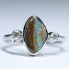Silver Opal Ring - Australian Opal Shop - 186 Brisbane Rd - Gold Coast - Qld