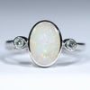 Silver Opal Ring - Australian Opal Shop - 186 Brisbane Rd - Gold Coast - Qld