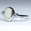 Silver Opal Ring - October Birthstone for October - Australian Opal Shop