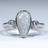 Silver Opal Ring - Australian Opal Shop - 186 Brisbane Rd - Gold Coast - Qld