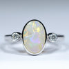 Silver Opal Ring - Australian Opal Shop - 186 Brisbane Rd - Gold Coast - Qld