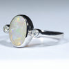 Silver Opal Ring - Opal Birthstone for October - Australian Opal Shop - Qld