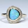Gold Opal Ring - Australian Opal Shop - 186 Brisbane Rd - Gold Coast - Qld