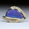 Gold Opal Ring - Australian Opal Shop - 186 Brisbane Rd - Gold Coast - QLd