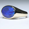 Black Opal Gold Men's Ring - Australian Opal Shop - Gold Coast - Qld