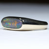 10k Gold - Solid Lightning Ridge Black Opal 