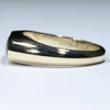 Lightning Ridge Solid Black Opal Mens Gold Ring - Size 9.25 US Code GM25