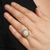 Gold Opal and Diamond Ring - Anniversary Gift Idea - Australian Opal Shop