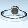Australian Solid Boulder Opal Silver Ring - Size 6.25 Code CC146