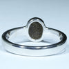 Australian Solid Boulder Opal Silver Ring - Size 6.75 Code CC106