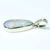 Queensland Crystal Opal and Diamond Gold Pendant Code - AA63