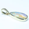 Queensland Crystal Opal and Diamond Gold Pendant Code - AA63