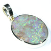 Easy Wear Large Opal Gold Pendant Design
