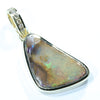Queensland Boulder Opal and Diamond Gold Pendant Code - AA67