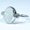 Lightning Ridge White Opal Ring
