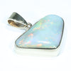 Coober Pedy Solid Opal Gold Pendant (20mm x 13mm) Code - AA81