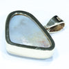Coober Pedy Solid Opal Gold Pendant (20mm x 13mm) Code - AA81