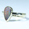 Queensland Solid Boulder Opal Gold Ring