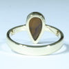 Queensland Soild Boulder Opal Gold Ring - Size 6.25  US Code - EM210