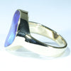 Queensland Soild Boulder Opal Gold Ring - Size 7.25  US Code - EM213