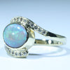 Lightning Ridge Solid Opal Gold Ring