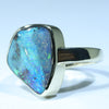 Natural Shape Opal Gold Ring