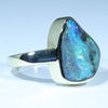 Natural Shape Opal Gold Ring