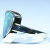 Queensland Soild Boulder Opal Gold Ring - Size 6.75 US Code - AA73