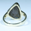 Queensland Soild Boulder Opal Gold Ring - Size 6.75 US Code - AA73