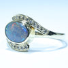 Queensland Boulder Opal Gold Ring 