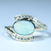 Lightning Ridge Crystal Opal Gold Ring