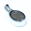 Australian Boulder Opal Silver Pendant with Silver Chain (11mm x 8.5mm) Code - FF267